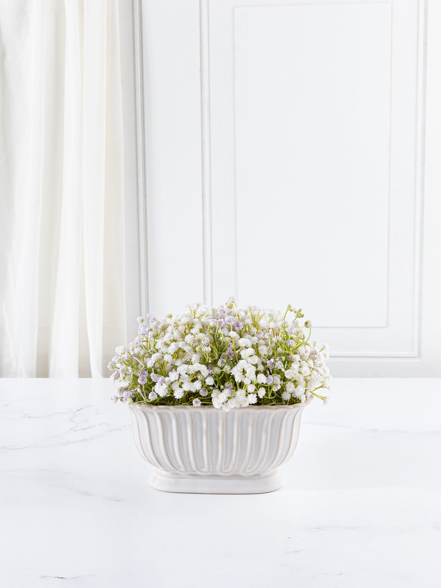 Ivory Meadow Pedestal