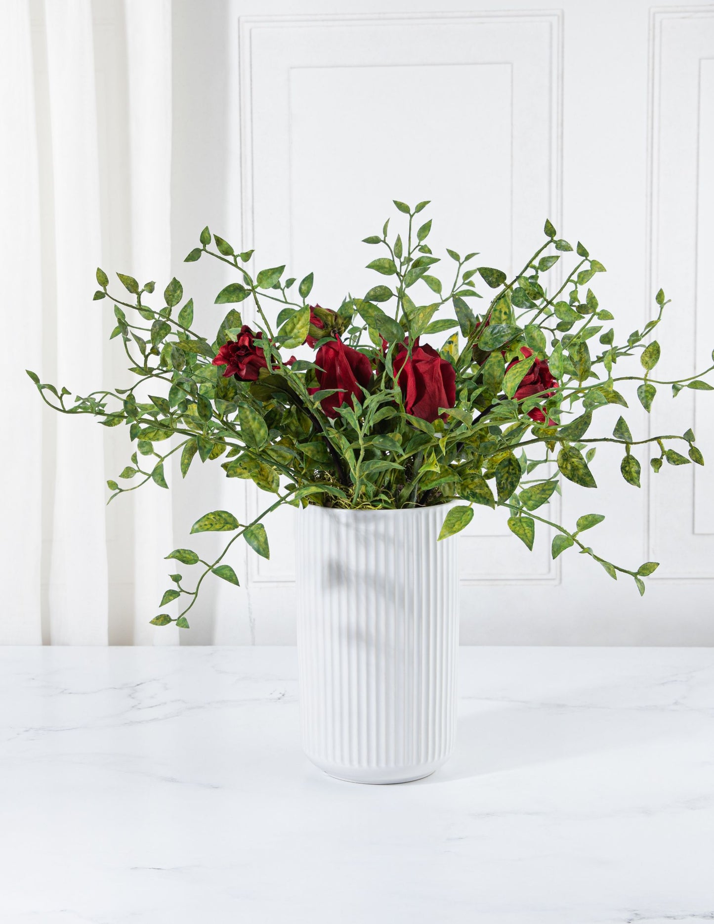 Cascading Blooms - Red Rose