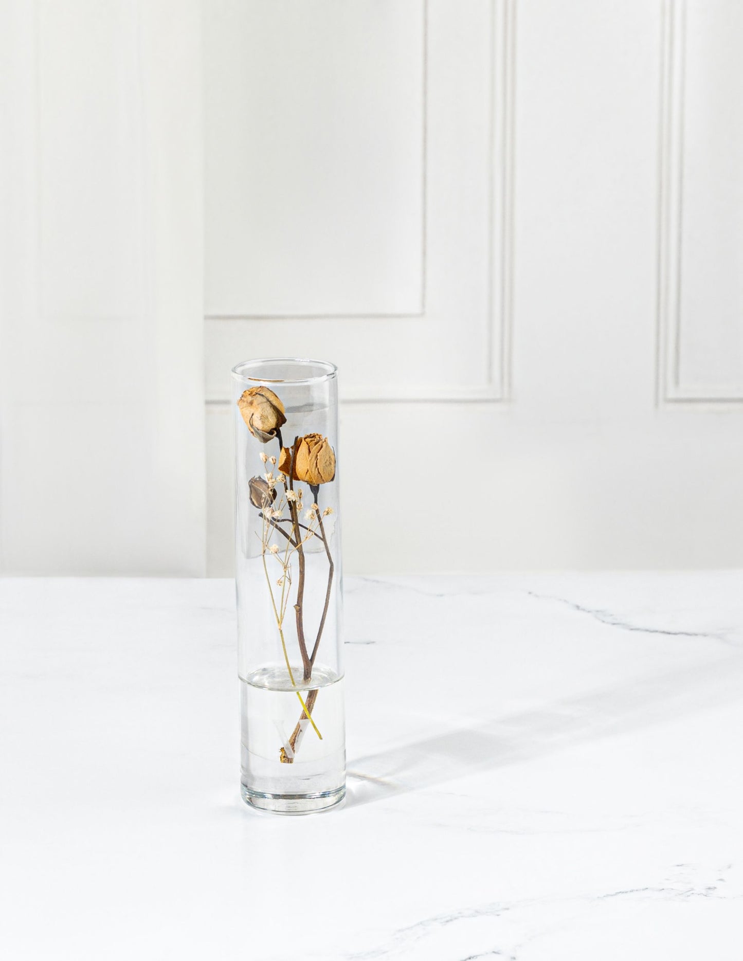 Tall Cylinder Antique Rose