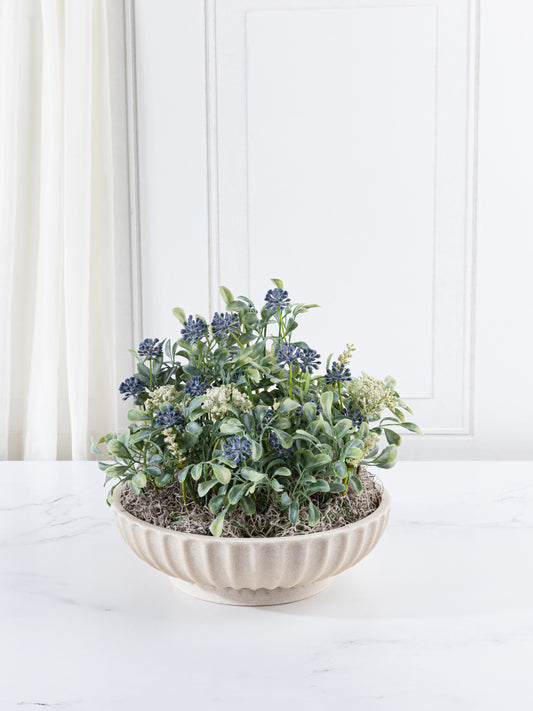 Toile Herb Garden Pedestal