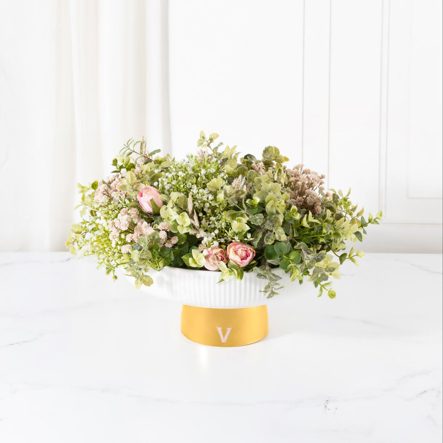 Rose Garden Two Tone Pedestal