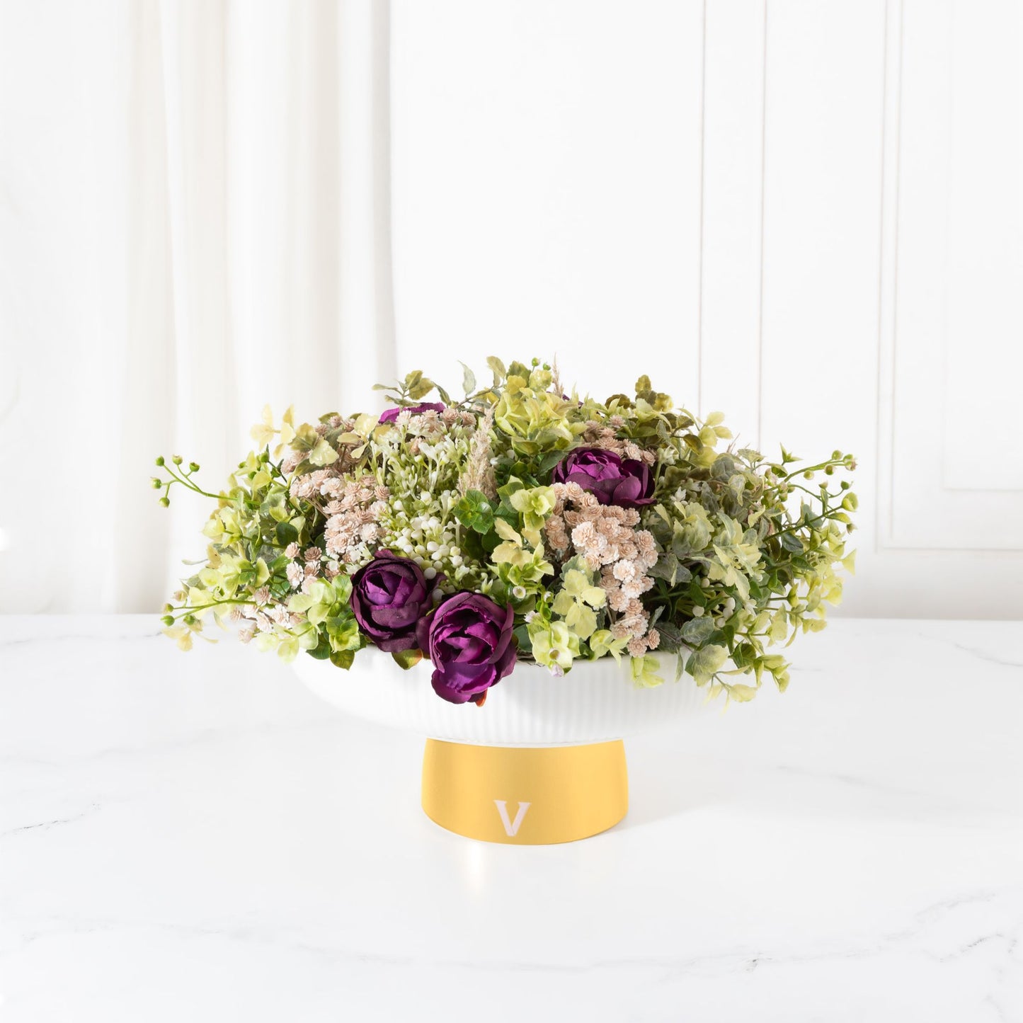 Rose Garden Two Tone Pedestal